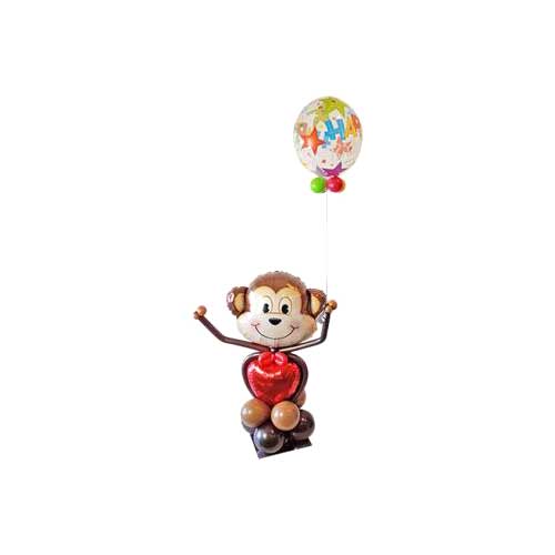 Lovey Monkey with Balloon